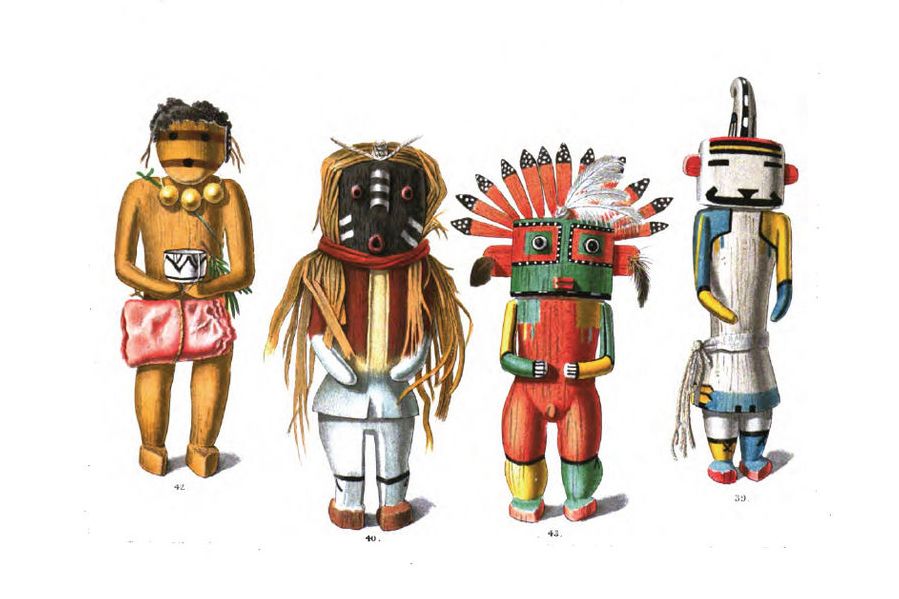 handout of kachina dolls