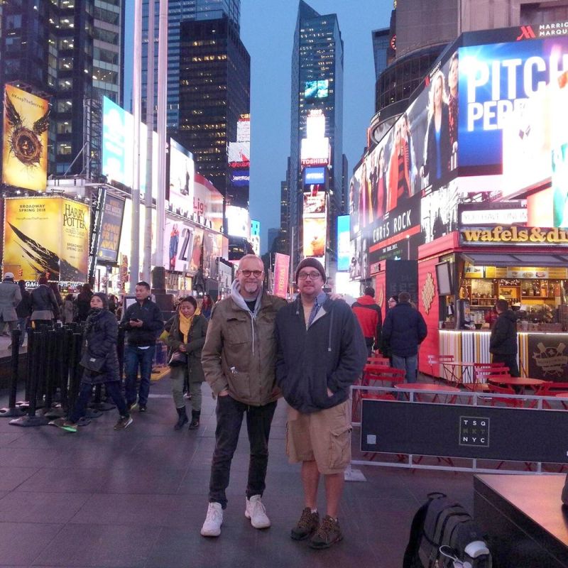 Robert Leibowitz with his kidney donor.