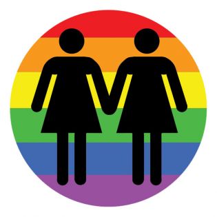 A lesbian symbol