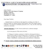 ULCM letter to DC Judge