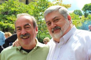 Methodist pastor David Meredith and his husband