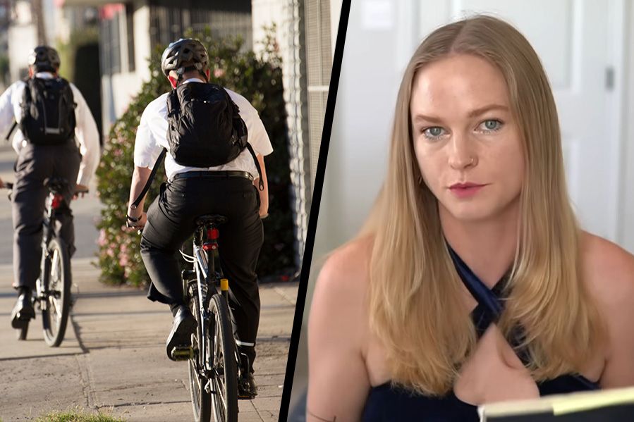mormon on bicycle and alyssa grenfell
