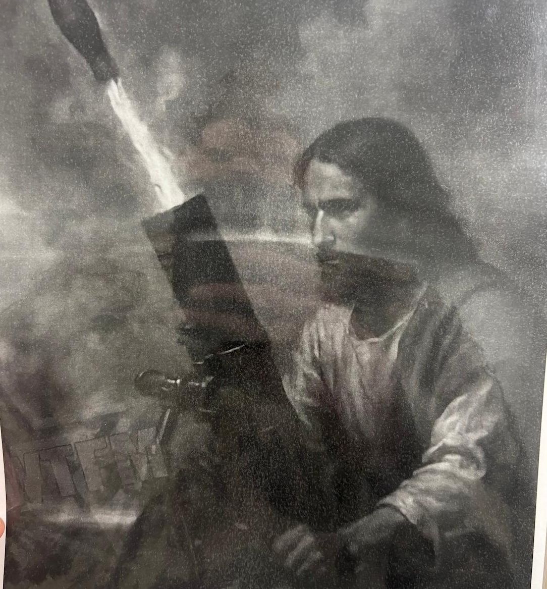 A poster known as mortar Jesus