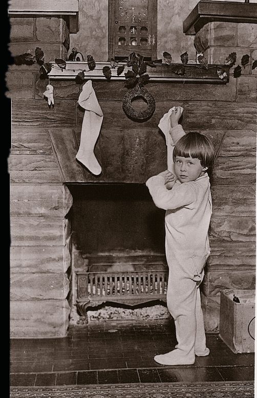 Christmas stockings in the 1900s