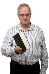 Old Conservative Christian Male minister