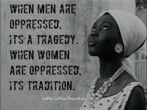 Quote about oppression of women