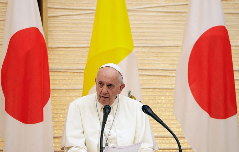Pope Francis Speaking in Japan