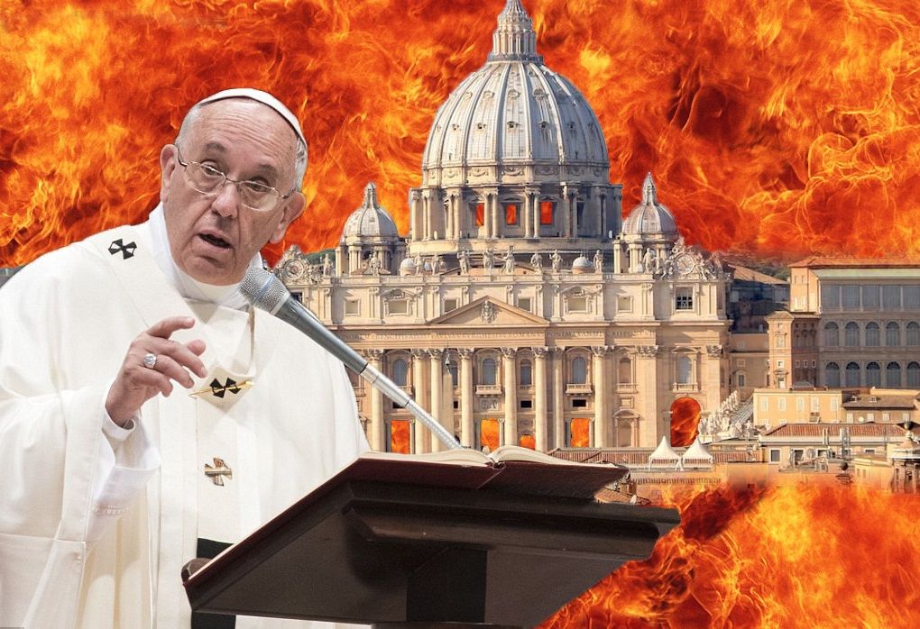 Pope Francis in hell