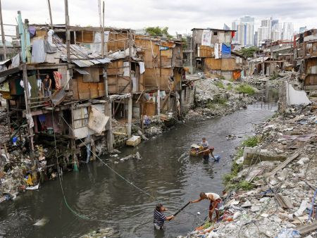 Poverty is rampant in the Philippines