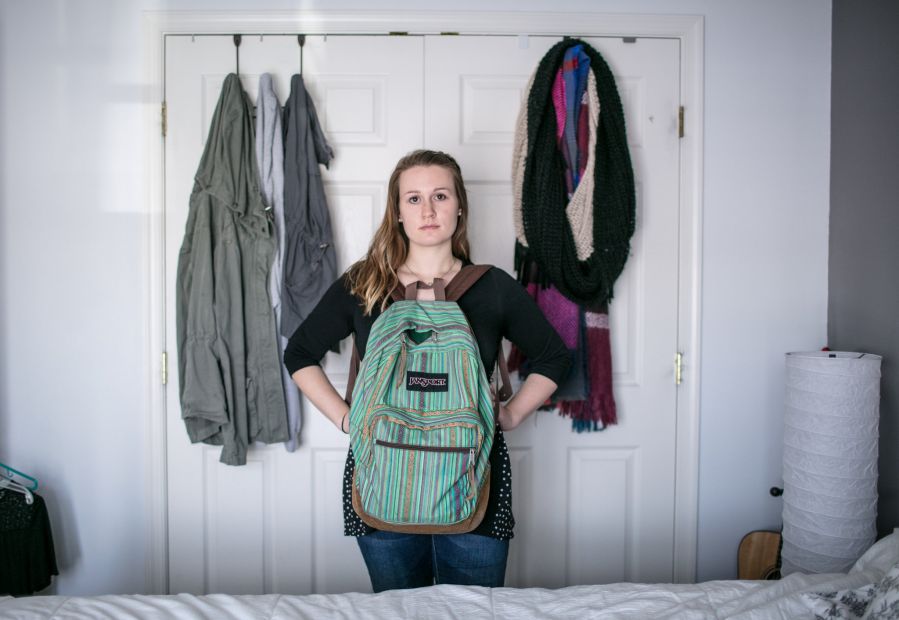 Maddi Runkles, a pregnant teen at the center of school controversy.
