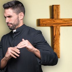 priest rejecting church