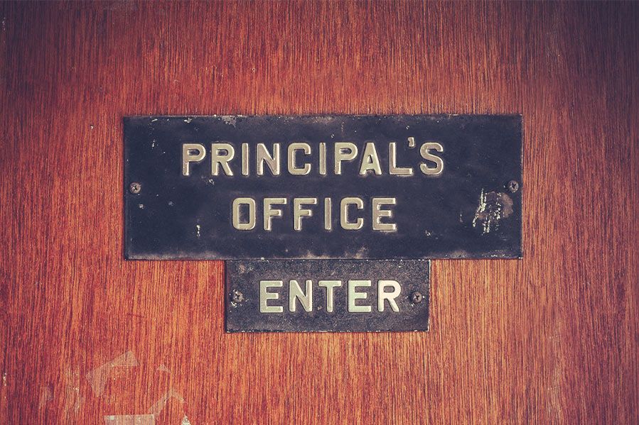 principals office sign