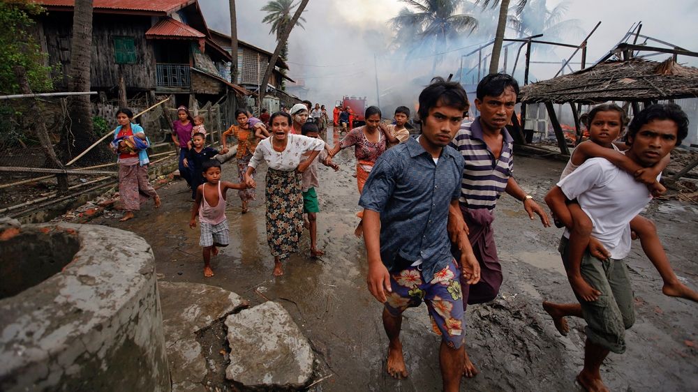 Rohingya refugees in Myanmar