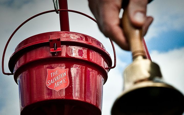 Salvation Army red kettle