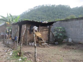 A single-room house in Honduras