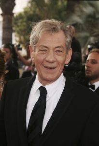 Sir Ian McKellen in suit