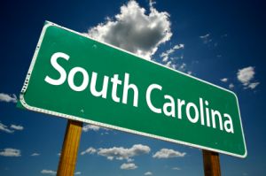 South Carolina road sign