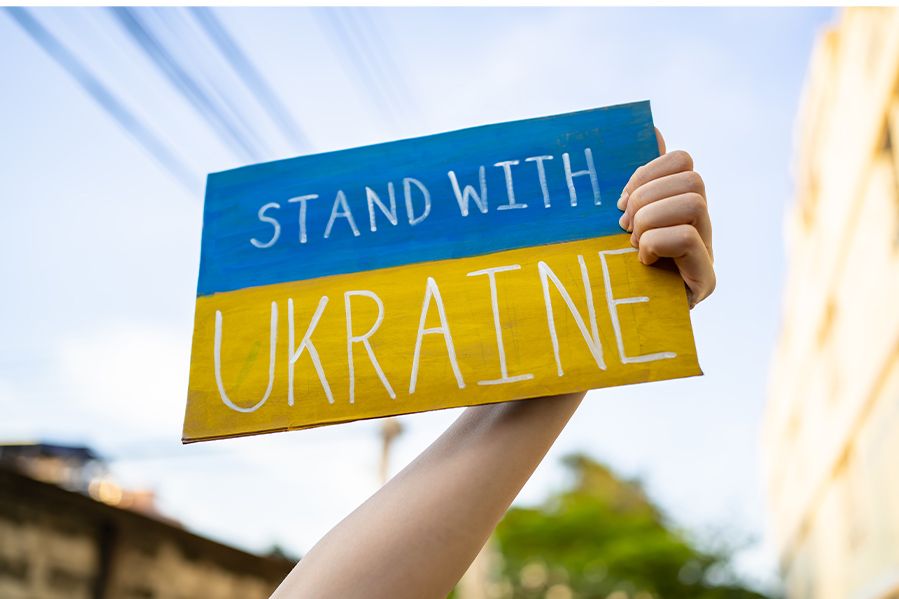pro ukraine sign