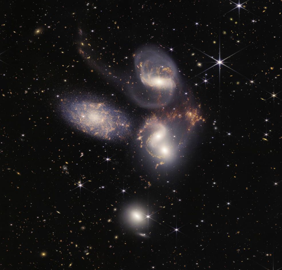 Stephan's Quintet captured by the Webb Telescope