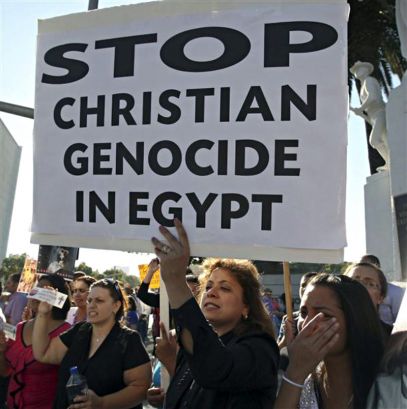 Protest against Christian genocide in Egypt