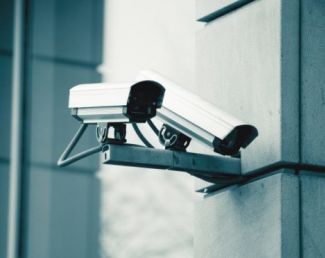 A government surveillance camera
