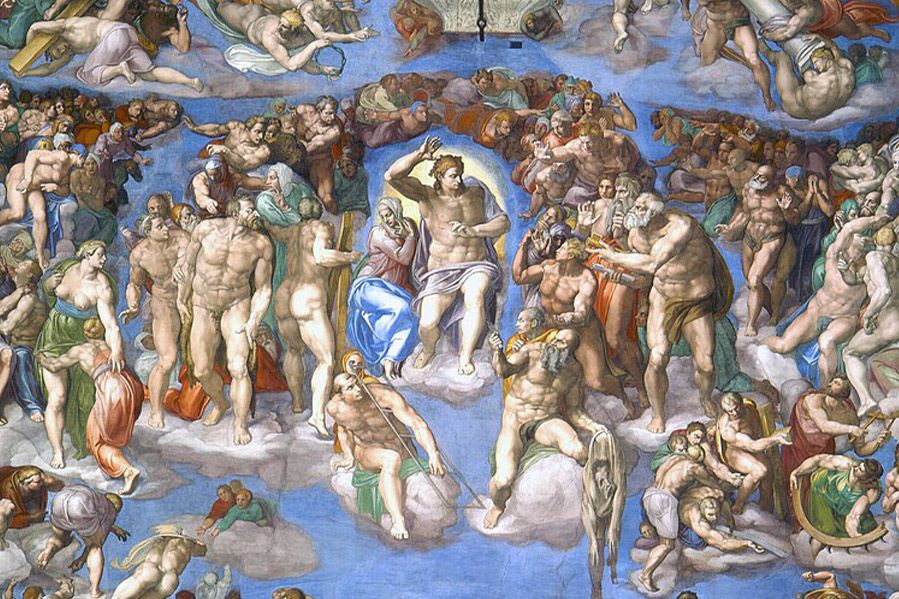 The Last Judgment by Michelangelo