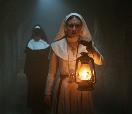 Scene from the Nun movie