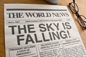 The Sky Is Falling Newspaper