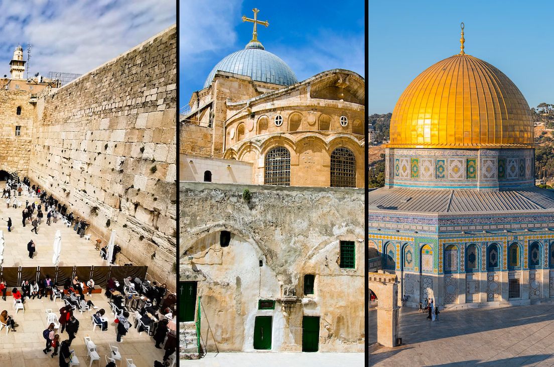 Jerusalem's three holy sites