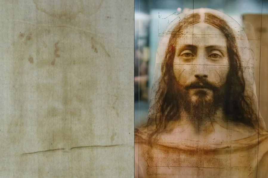 AI Creates True Face Of Jesus Using Shroud Of Turin AI Creates True Face Of Jesus Using Shroud Of Turin