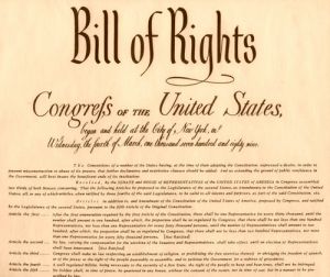 US Constitution Bill of Rights