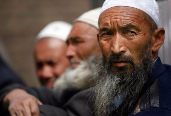 An Uyghur man in China