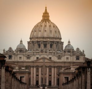 exterior of St. Peters Basilica