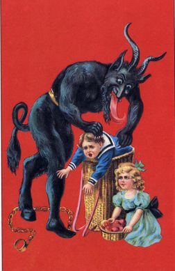 vintage krampus art