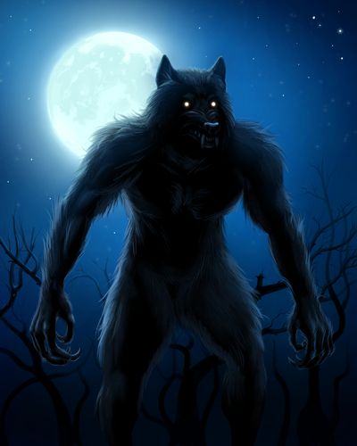 werewolf at night