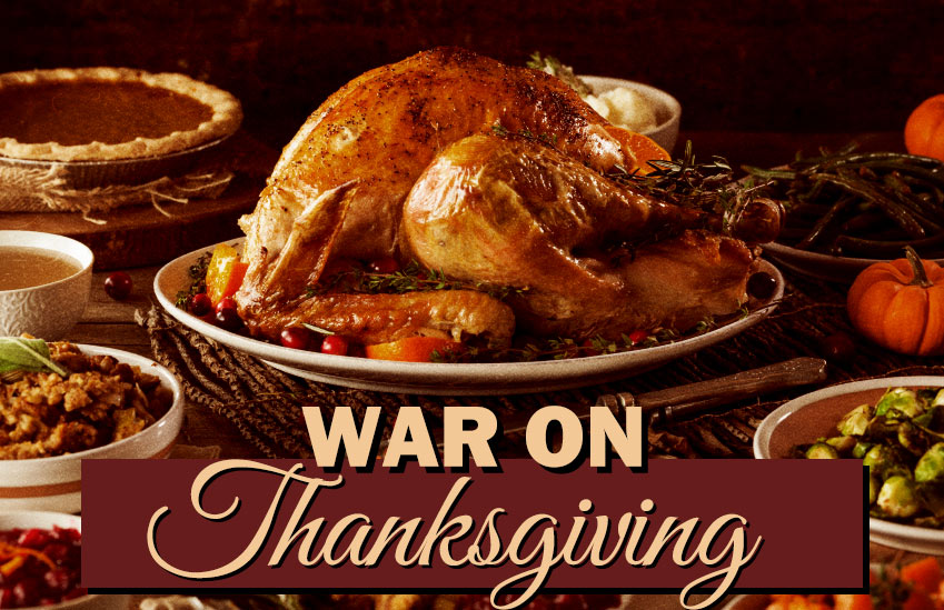 War on Thanksgiving graphic