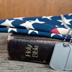 U.S. Military Blocks Army Logo From Appearing on Dog Tags Alongside Scripture