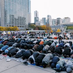 Islamic Prayers in Trafalgar Square Divide Britain