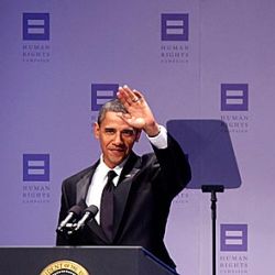 Obama Addresses Human Rights Campaign