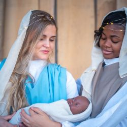 Catholic Priest Criticized for "Blasphemous" Gay Nativity Scene