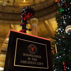 Satanic Temple Erects Holiday Monument at Illinois Capitol