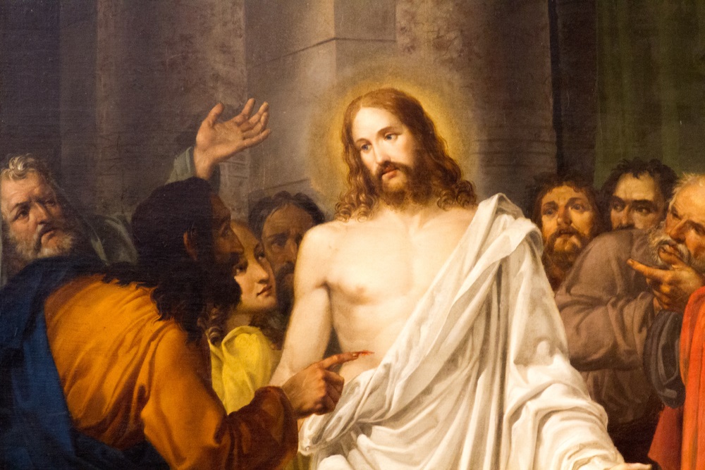 Jesus depicted as a white man