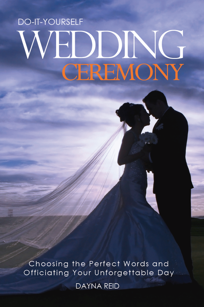In March of 2011, Dayna published the book, "Sacred Ceremony: Create and Officiate Personalized Ceremonies" to assist couples and officiants with writing a personalized and meaningful ceremony. She gives this book to her clients as a gift. In June of 2014, Dayna revised, expanded and retitled her bestselling wedding book. The new title, “Do-It-Yourself Wedding Ceremony: Choosing the Perfect Words and Officiating Your Unforgettable Day” is also a bestseller and has helped many couples and officiants in the crafting and conducting of unique and personalized wedding ceremonies.