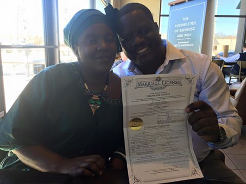 What a cute little wedding sat Starbucks with Dr. John Patrick Keefe II and Lifelong Wedding Ceremonies. :)