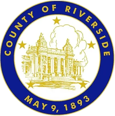 The seal for Riverside County, California.