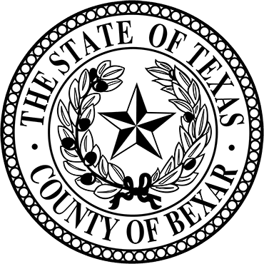 The seal for Bexar County, Texas.