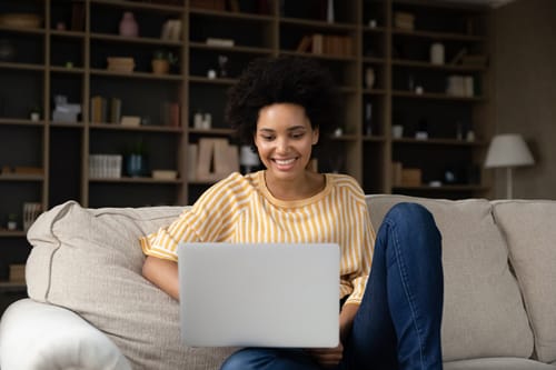 Woman Getting Ordained Online