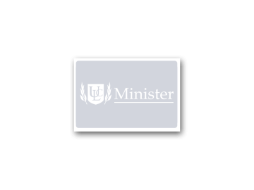 Minister Window Cling