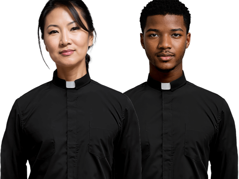 long sleeve man and woman