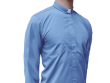 Long Sleeve Clergy Shirt Blue
